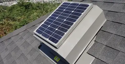 attic fan installation services with energy-efficient roof-mounted ventilation system in Bellevue, WA