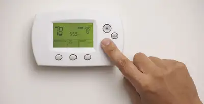 Digital thermostat installation with precise temperature programming in Bellevue, WA