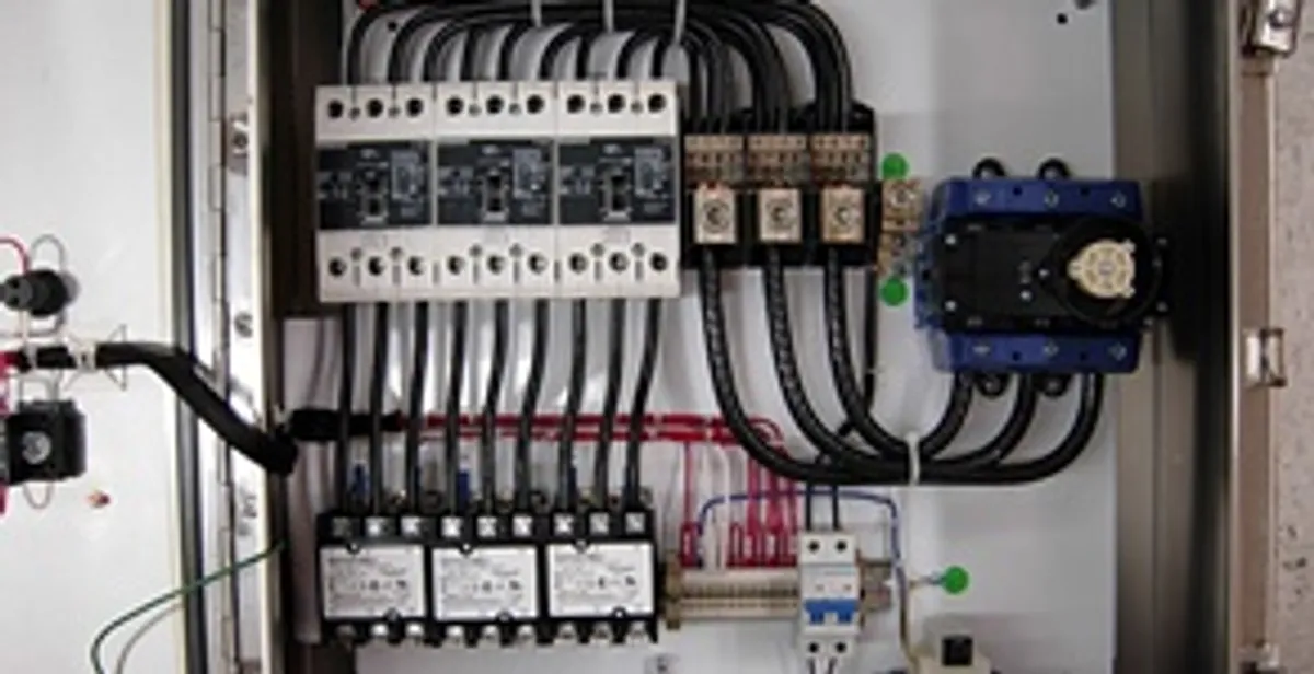 Electrical panel installation with organized circuit breakers and wiring in Bellevue, WA
