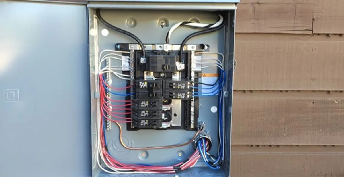 electrical panel upgrade service featuring newly installed electrical panel wired by licensed electricians in Bellevue, WA