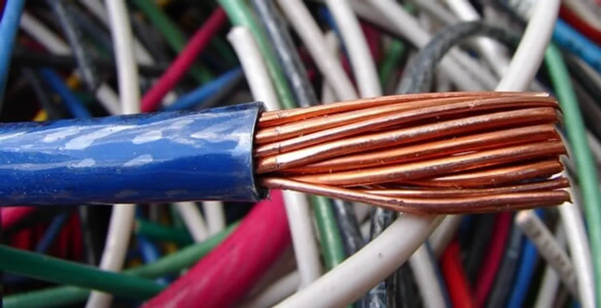electrical wiring services showing exposed copper conductors and cable preparation in Bellevue, WA