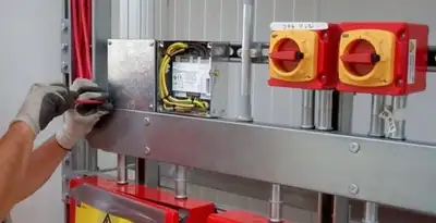 fire alarm installation service with certified electricians wiring fire alarm control equipment in Bellevue, WA