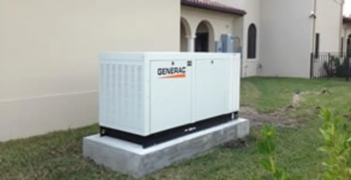 generator installation service showing standby generator professionally installed for residential power backup in Bellevue, WA