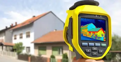 home energy audit service performing exterior thermal inspection to identify energy loss in Bellevue, WA