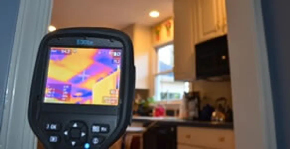 home energy audit service using thermal imaging to evaluate electrical efficiency inside a home in Bellevue, WA