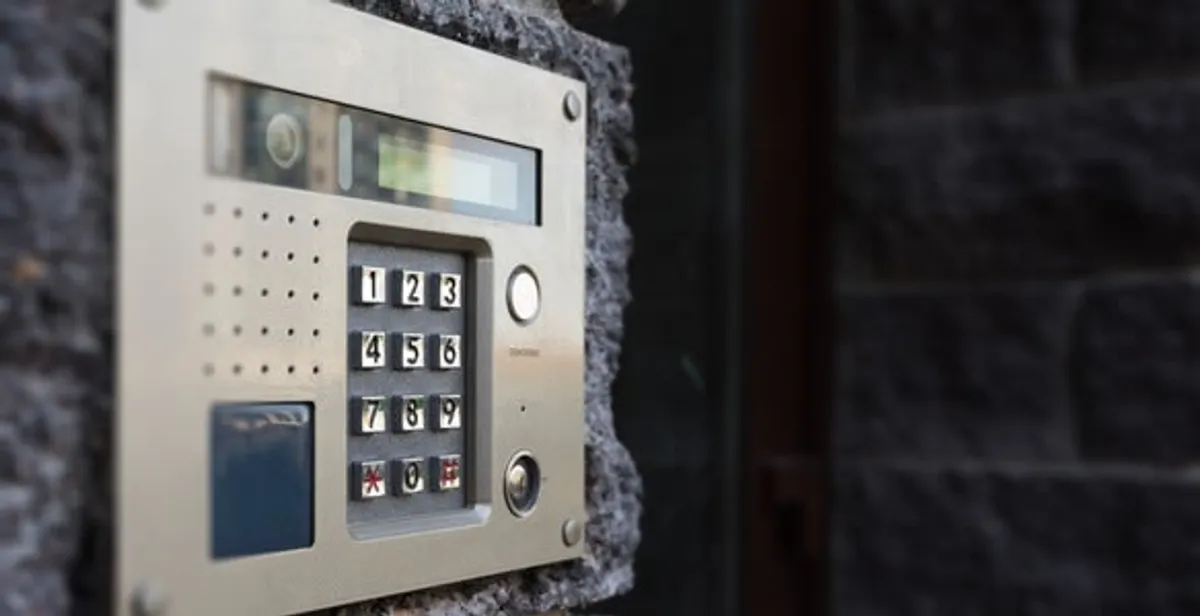 intercom system for home installation services with secure entry communication panel in Bellevue, WA
