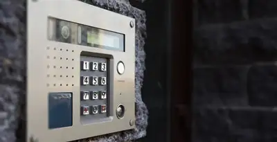 intercom system for home installation services with secure entry communication panel in Bellevue, WA
