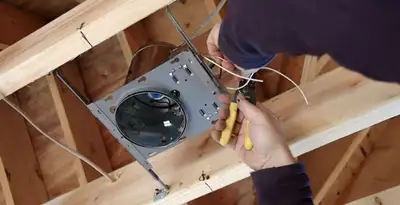 Professional recessed lighting installation with electrical wiring by licensed electricians in Bellevue, WA