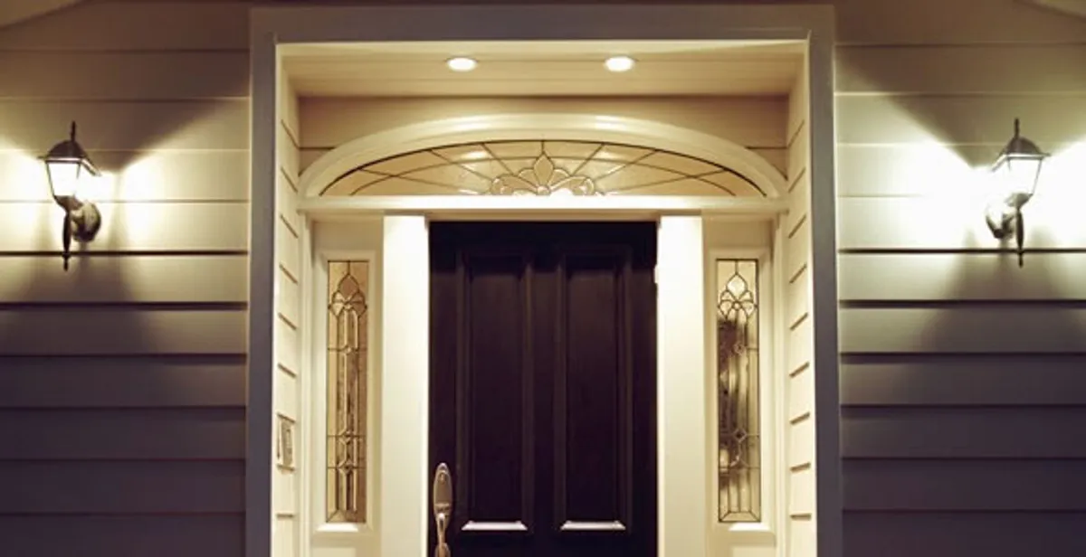 security light installation services with professionally installed entryway lighting in Bellevue, WA